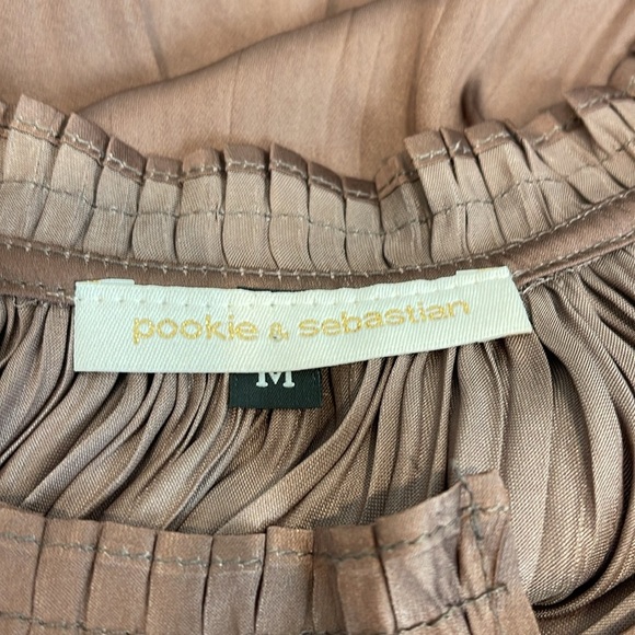 Pookie & Sebastian Chocolate brown blouse - Picture 7 of 7